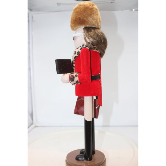 Wooden Nutcracker - Holiday Shopping Diva - 16" Jo-Ann Fabrics - Picture 4 of 5